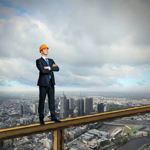 Businessman and cityscape — Stock Photo #12264269