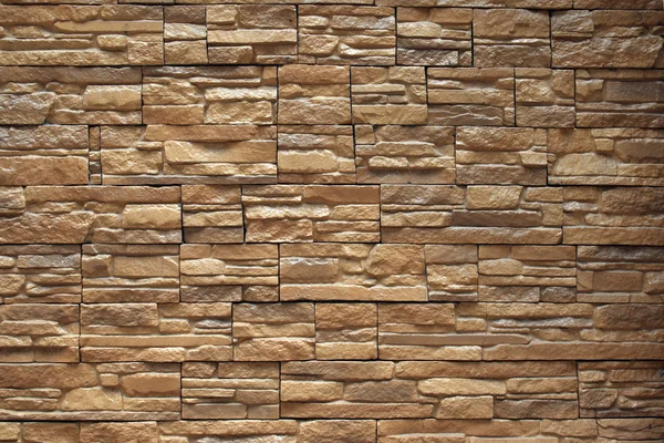 Wall from an artificial stone