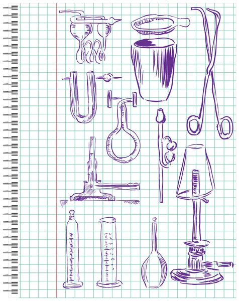 A set of chemical equipment