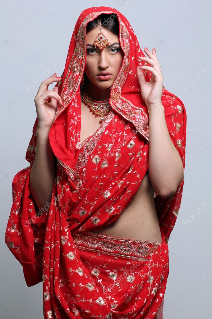 woman in sari