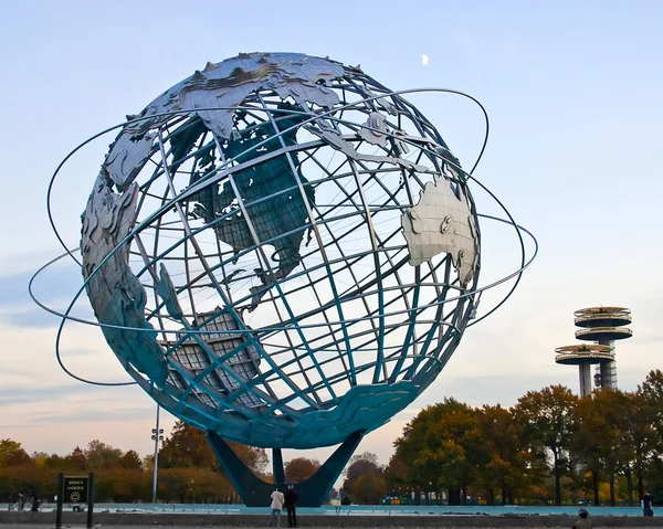 Globe Sculpture In Corona Park of Queens