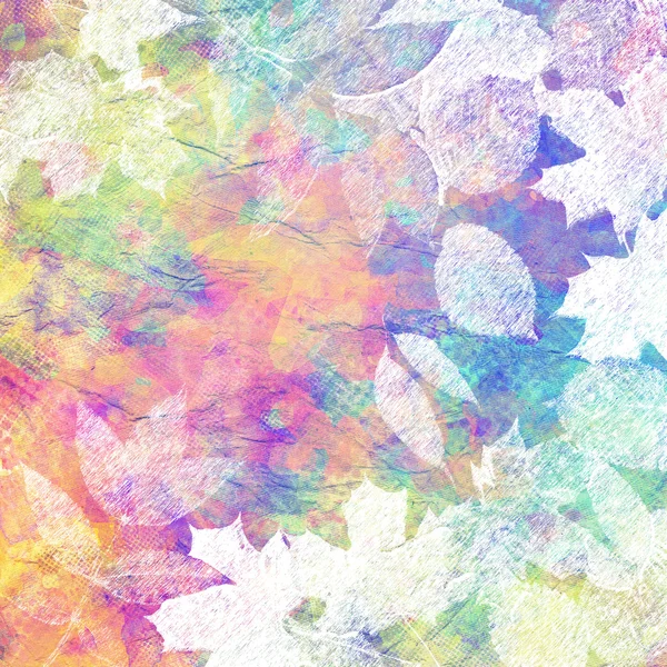 Art leaves autumn background card