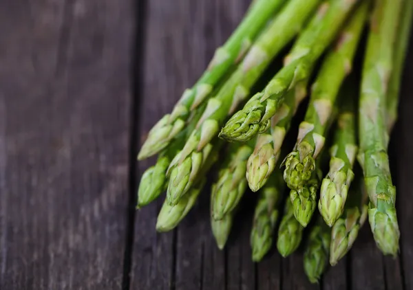 Bunch of fresh green asparagus spears