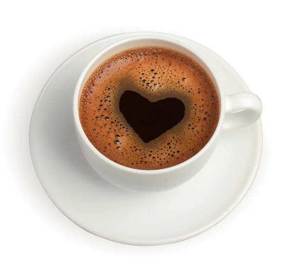 Coffe cup with heart