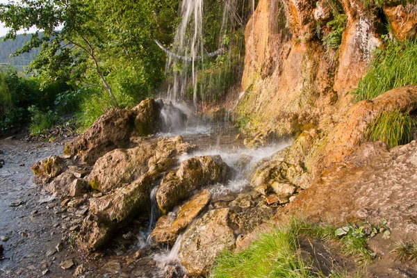 Waterfall in a sunny day, Perm edge
