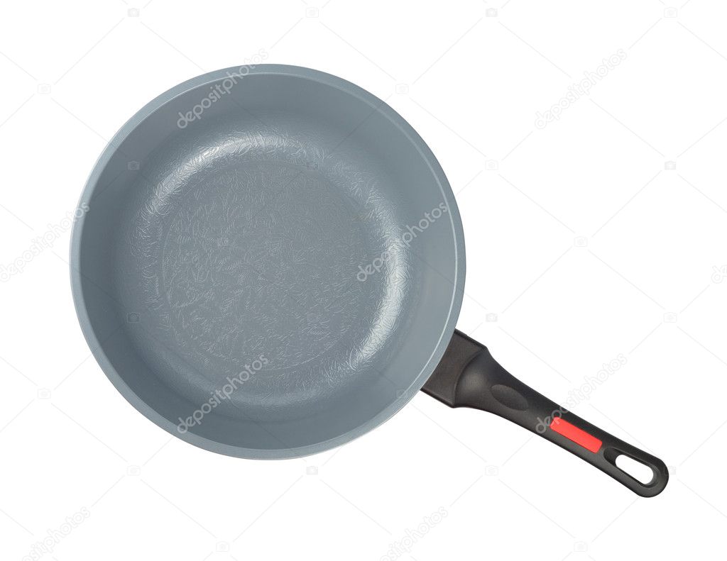 Nieuwe keramische pan — stockfoto © amorphis #10856872 Grijze keuken fotos