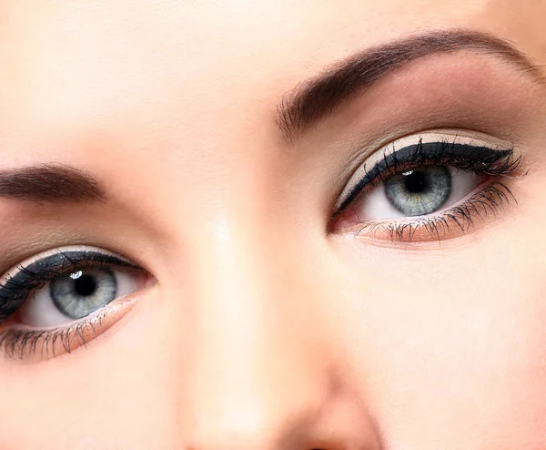 Beautiful eyes with makeup