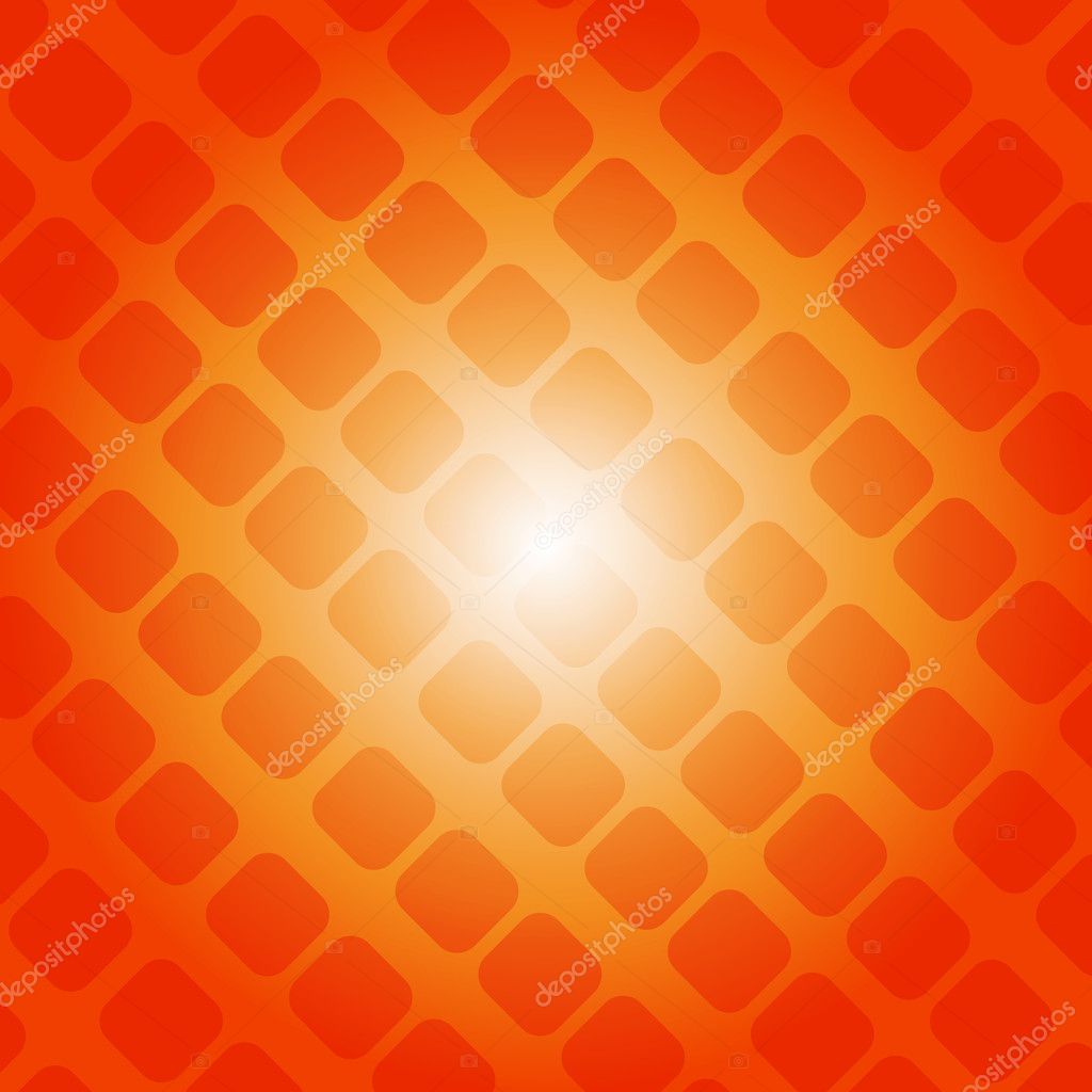 Square orange vector background — Stock Vector © hunthomas 11055324