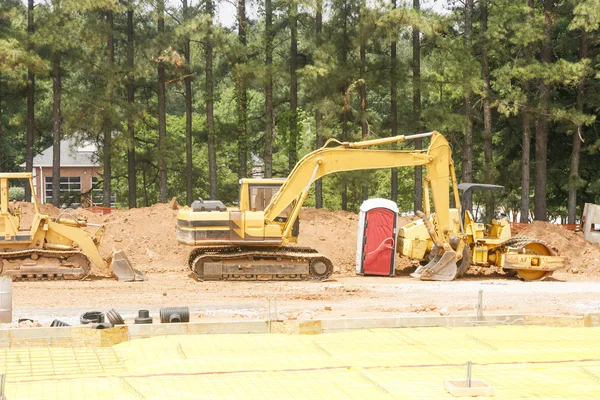 Heavy Equipment at New Site