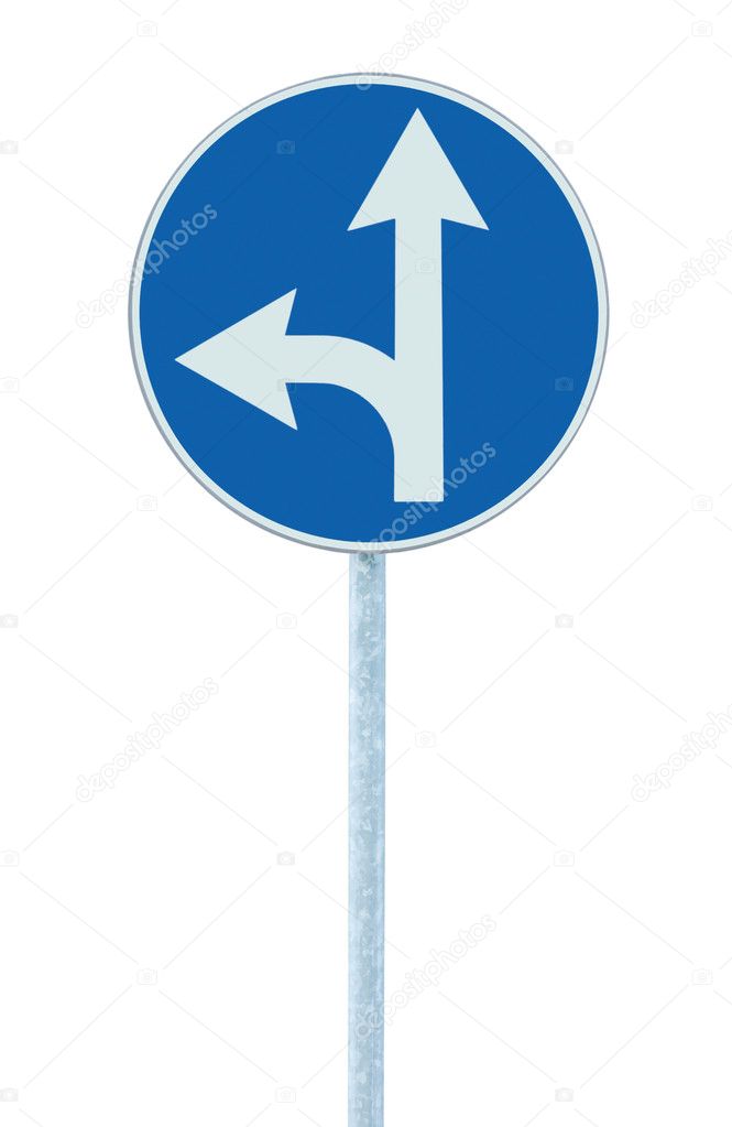 Turn Ahead Sign