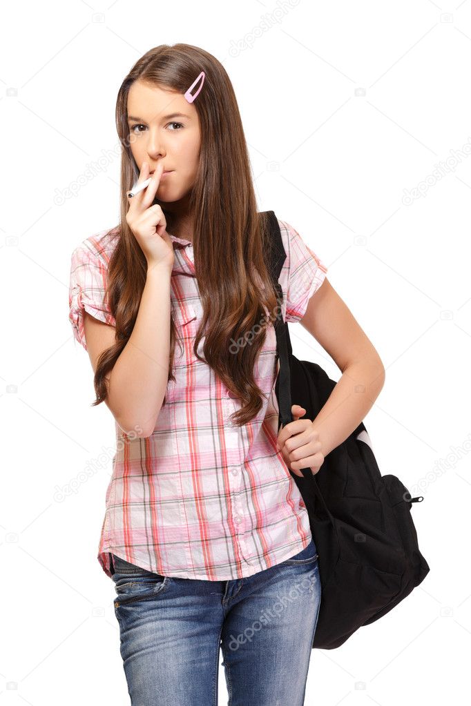 early teen pussy slip teenage girl smoking cigarette
