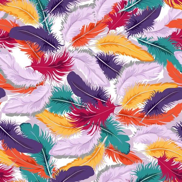 Feathers Seamless Pattern Stock Vector Artskvortsova 119861244