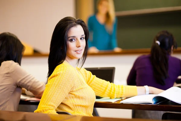 College students in lecture hall