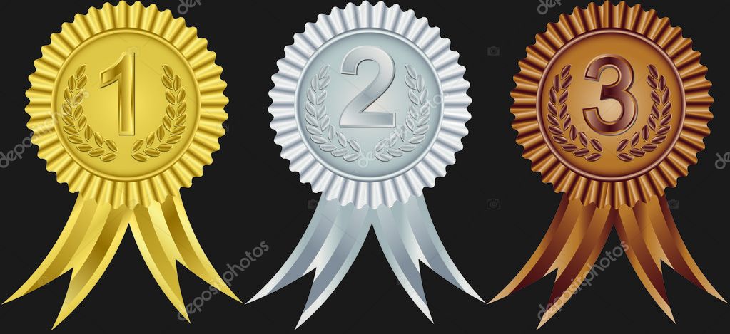 award-ribbons-for-first-second-and-third-place-vector-illustration-stock-vector-dinozzz