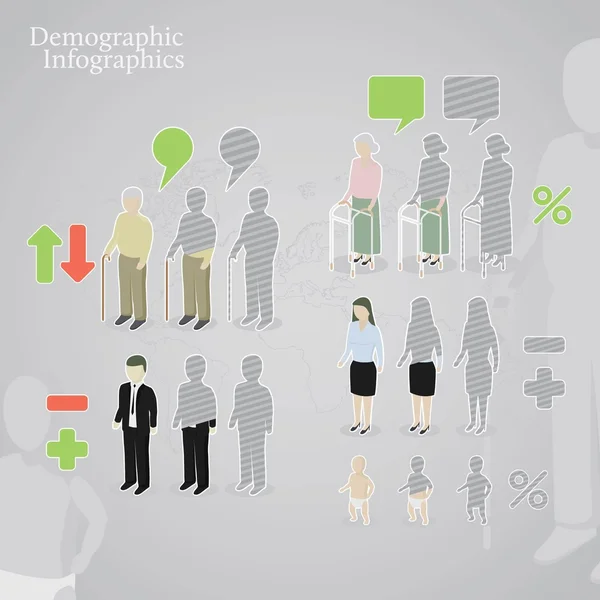 Demographic infographics.