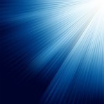 Blue luminous rays. EPS 8 — Stock Vector #11564532