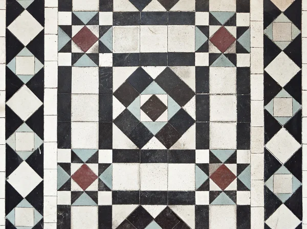 Victorian style floor tile pattern