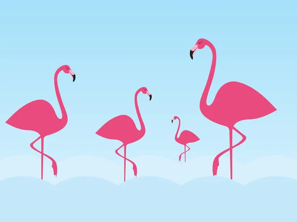 Pink Flamingo Vector