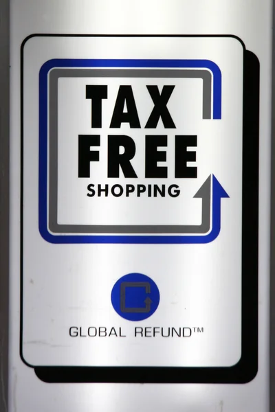 Tax Free Shopping Sign - Orchard Road, Singapore