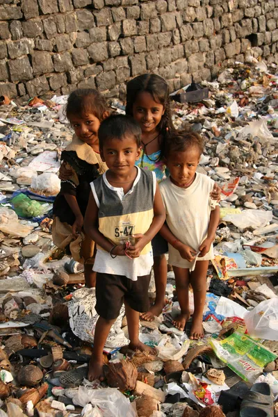 Street Children - Banganga Village, Mumbai, India