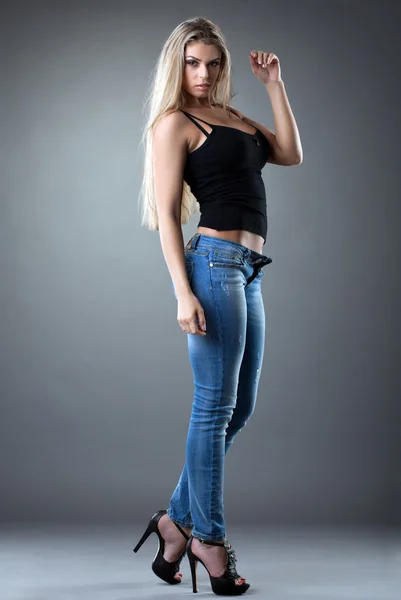 Sexy Girl Tight Jeans