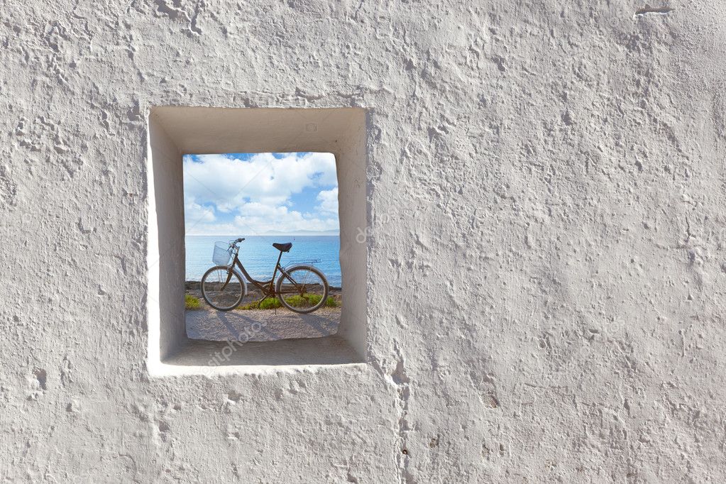 Beach Through Window