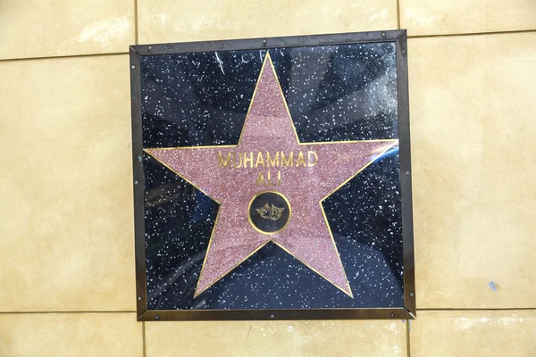 Muhammad Ali\'s star on Hollywood Walk of Fame