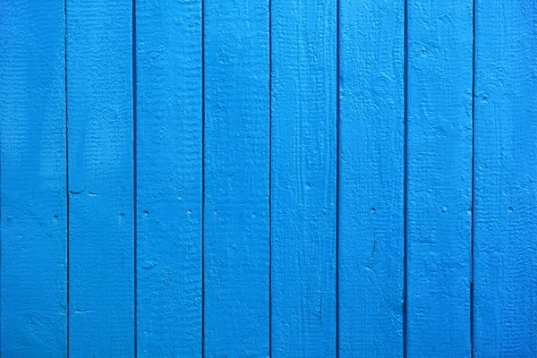 Blue Painted Wood Planks as Background or Texture