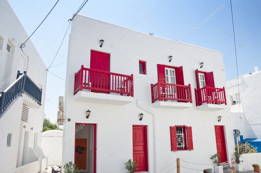 La bellissima isola greca, mykonos — foto stock © enginkorkmaz ...