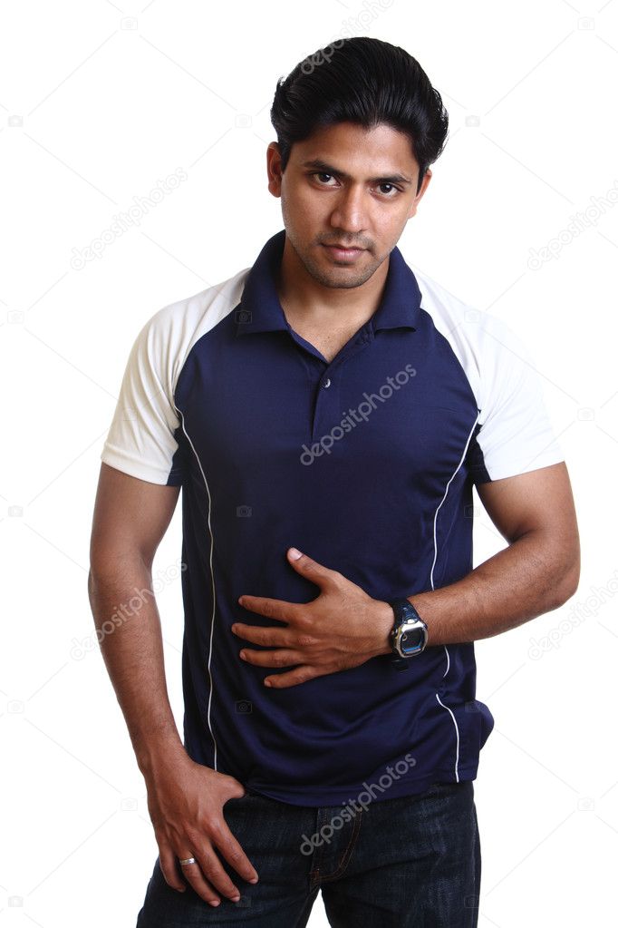 Indian young man - Stock Image Indian young man - Stock Image
