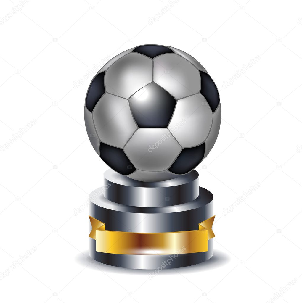 Football trophy — Stock Vector © corneliap #11785276