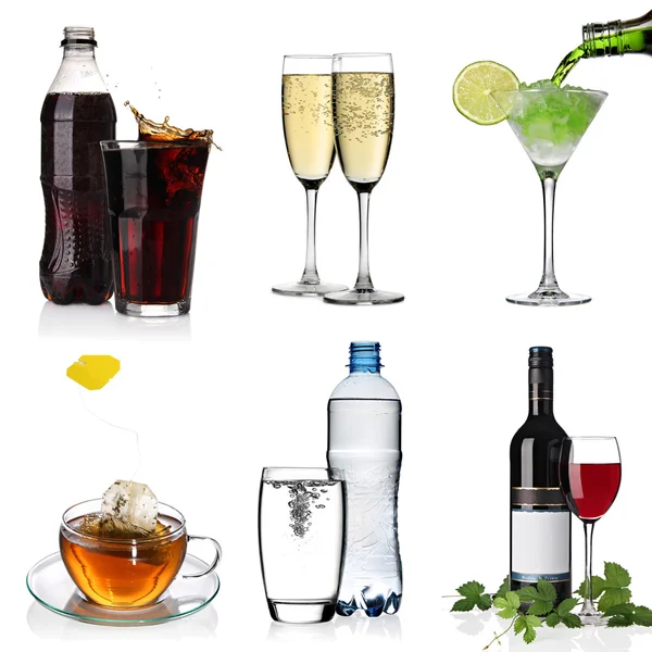 Beverages collage