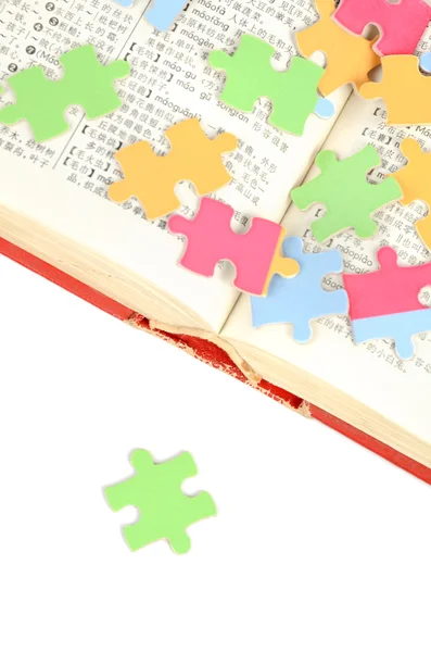 Puzzle and book