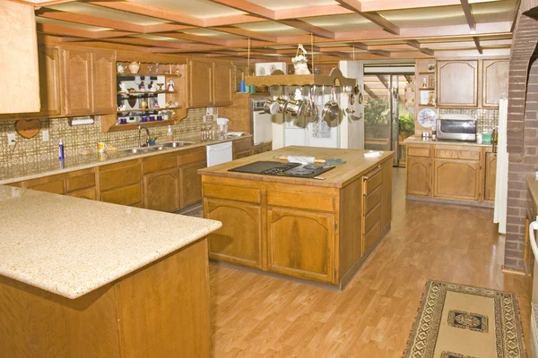 Large country kitchen