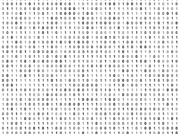 Flat binary code screen