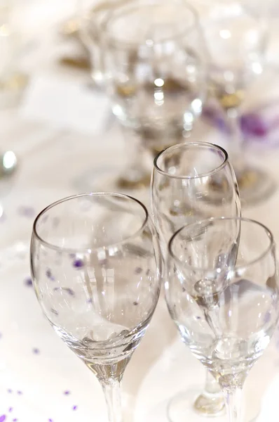 Wedding wine glasses.