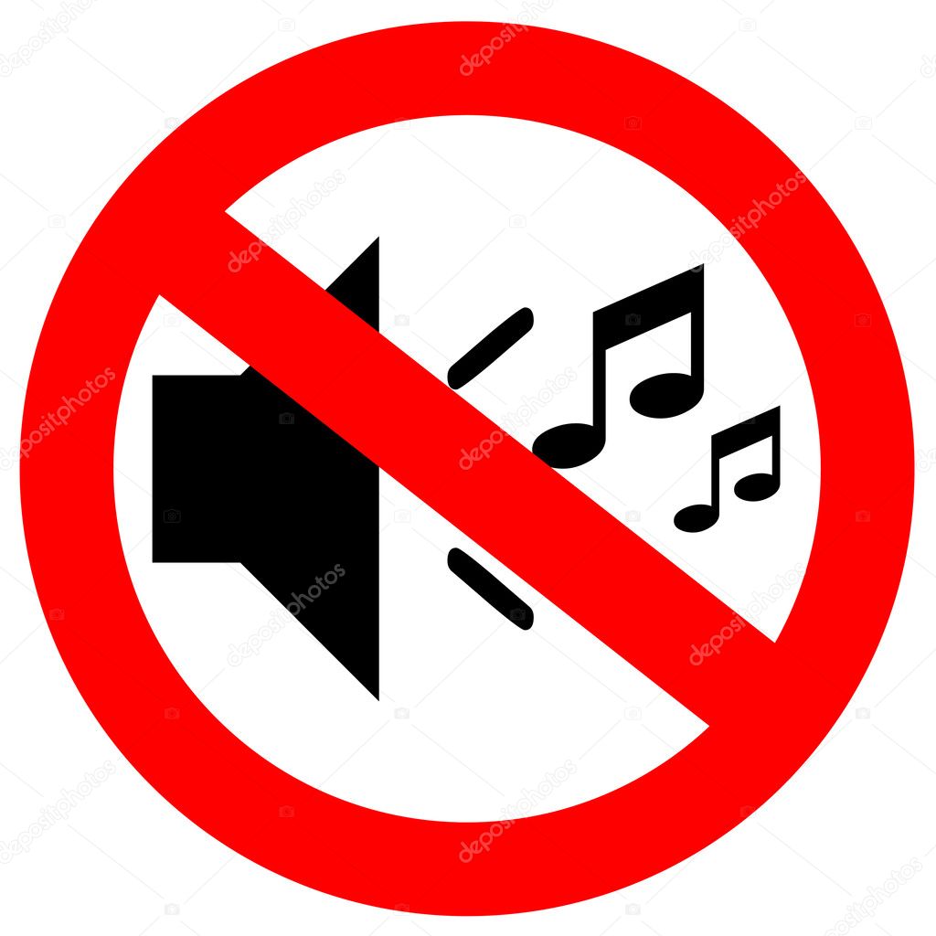 No Music Sign Stock Photo Arcady