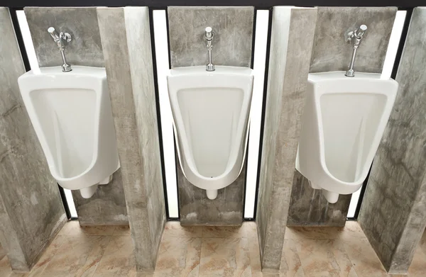 Sanitary ware in men restroom