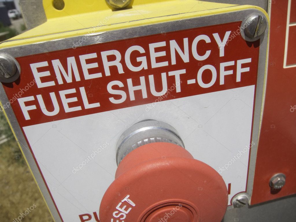 Emergency fuel shut off — Stock Photo © kjcimagery 11995635