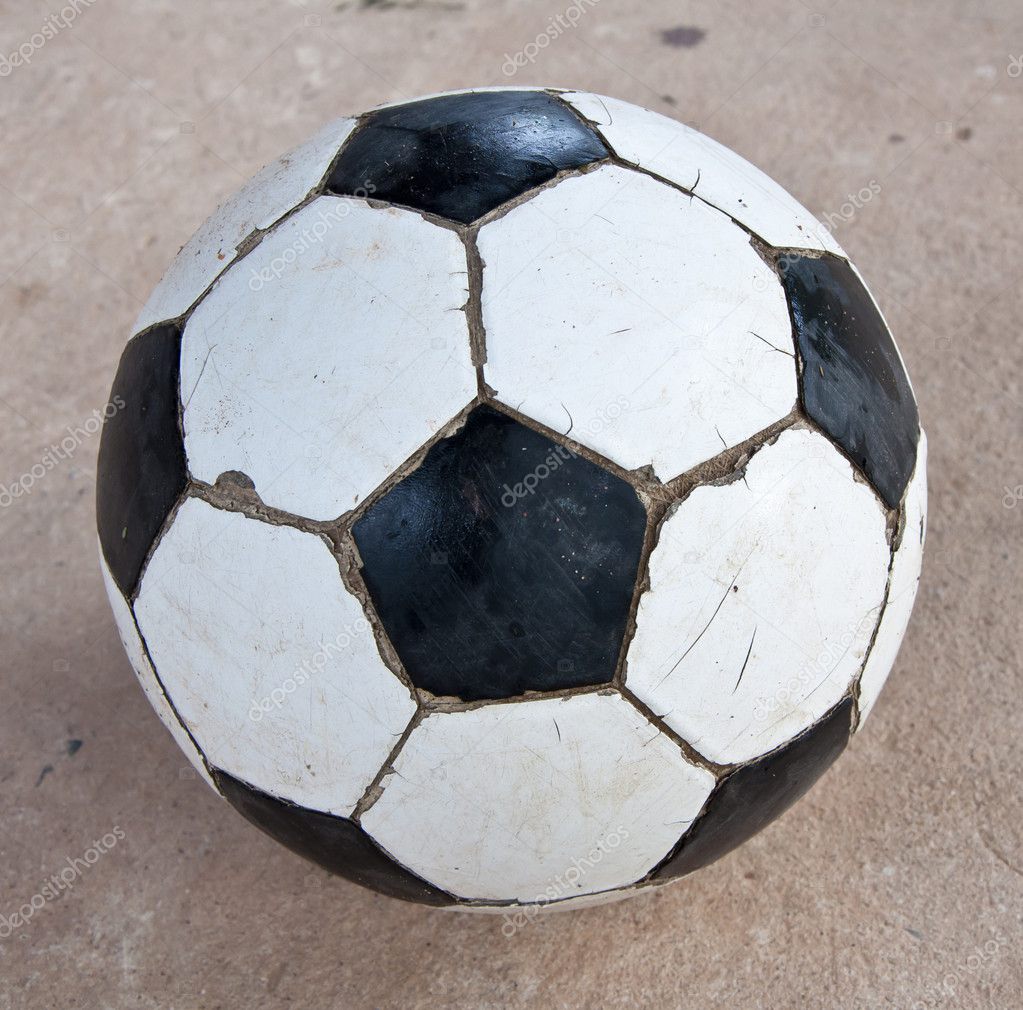 Old soccer ball — Stock Photo © supakitmod 11734519