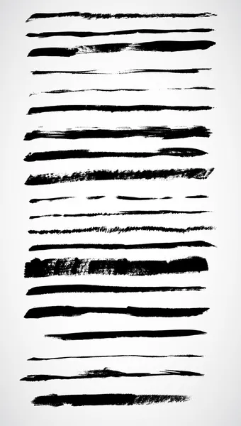 Grunge vector ink lines