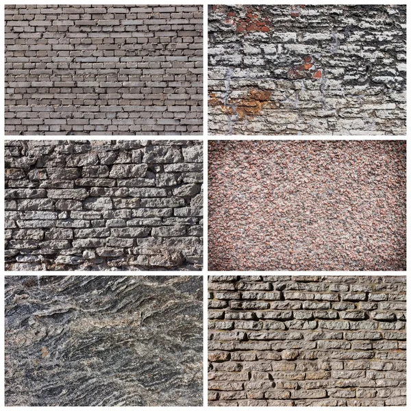 Set of stone Background and Texture