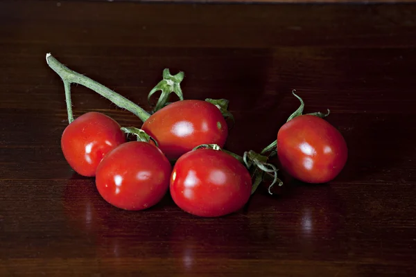 Cluster of cherry tomatoes