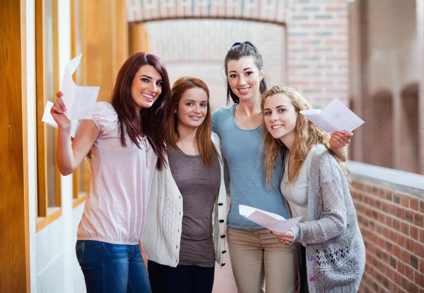 Students having their results