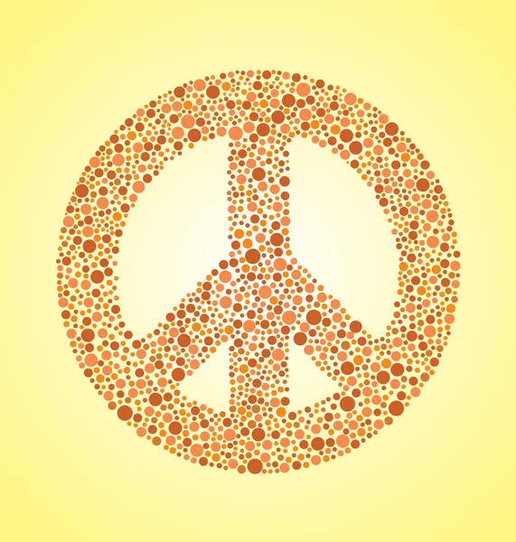 Peace Sign With Color Blind Effect