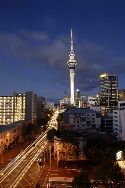 Auckland Skyline At Dusk