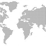 Dotted+world+map+vector+free