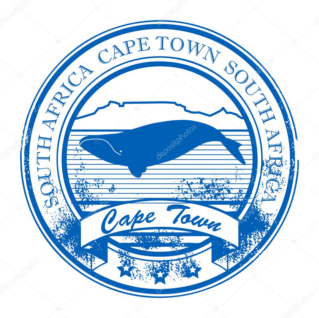 Cape Town stamp — Stock Vector © _fla 11238540