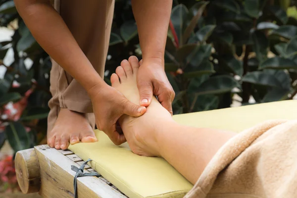 Foot massaging