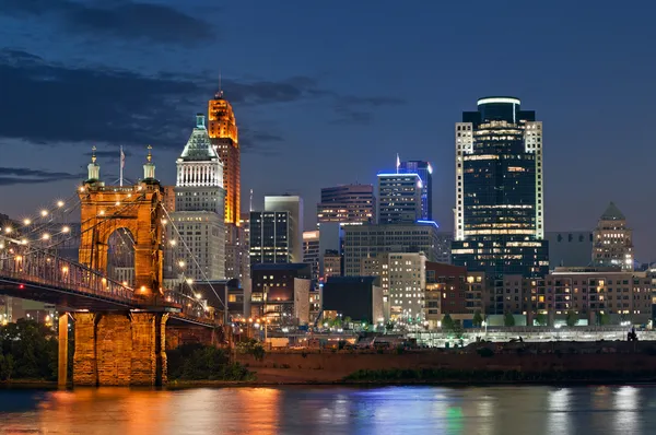 Cincinnati skyline .